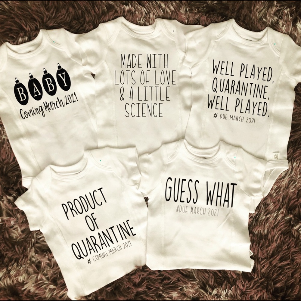 Custom Baby Announcement Onesies